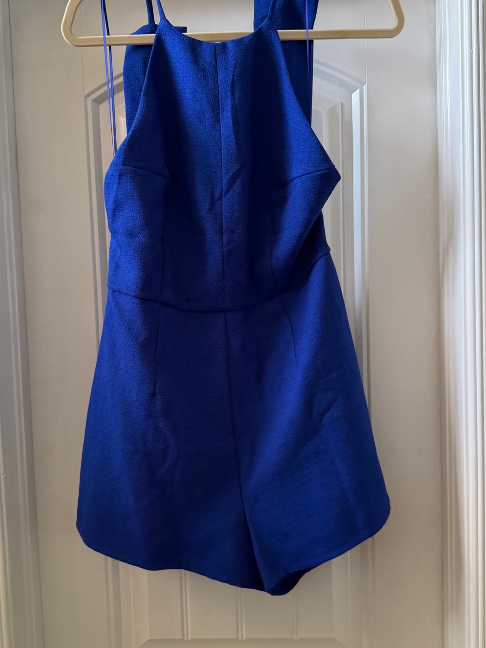 Luxxel Royal Blue Sleeveless Romper